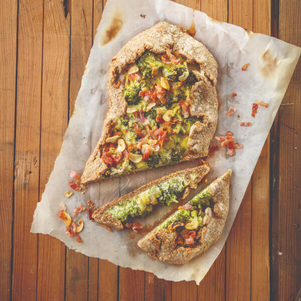 Tarta integral de brocoli