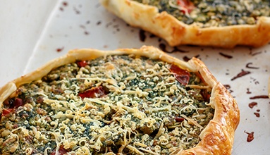 Tartitas de espinaca