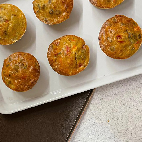 Muffins de vegetales