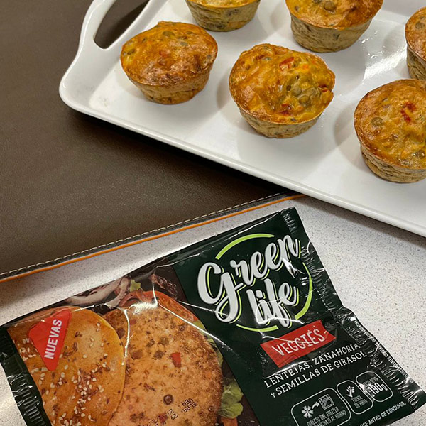 Muffins de vegetales